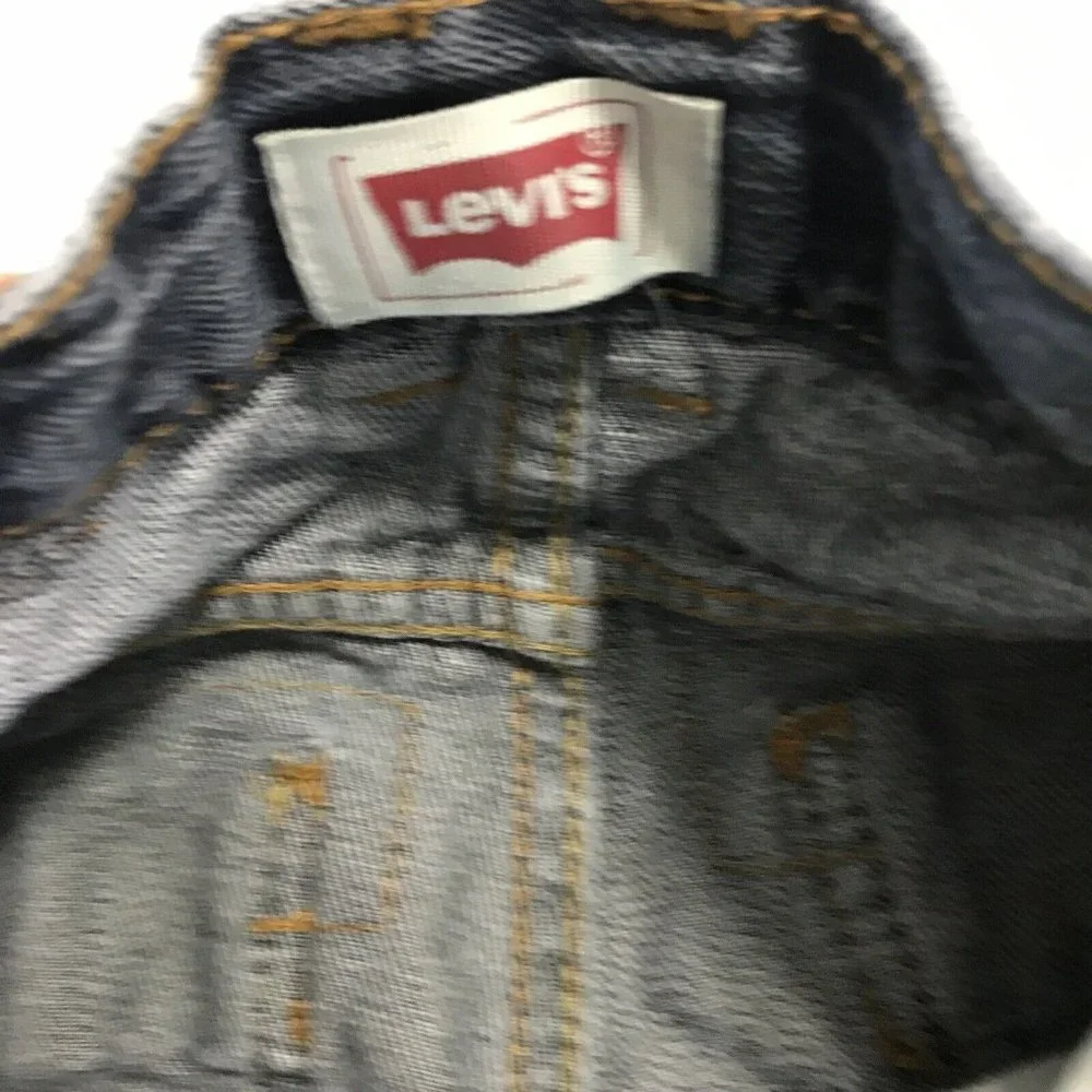 Levi Strauss Classic Red Label Shorts Youth Size 5 Reg Faux Button Pocket Design - Picture 7 of 12